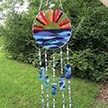 glass fusing wind chime