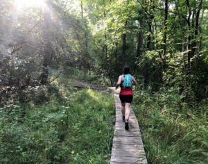 runner in Bill Yeck Park