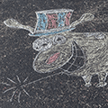 chalk art drawing
