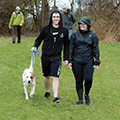 hike with a SICSA rescue dog at Bill Yeck Park