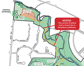 Grant Park trail closure