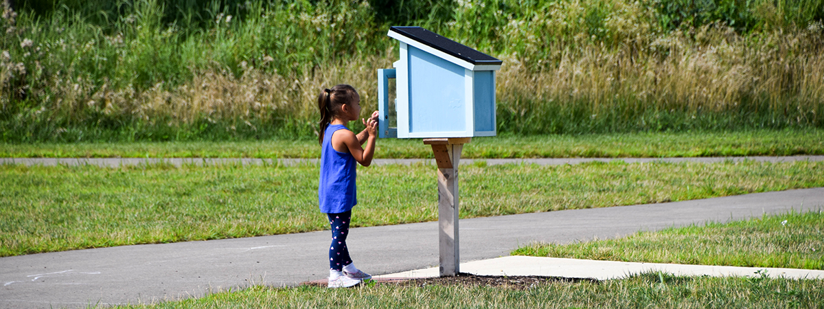 Little Free Library at Robert F. Mays Park