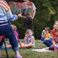 children being read a story