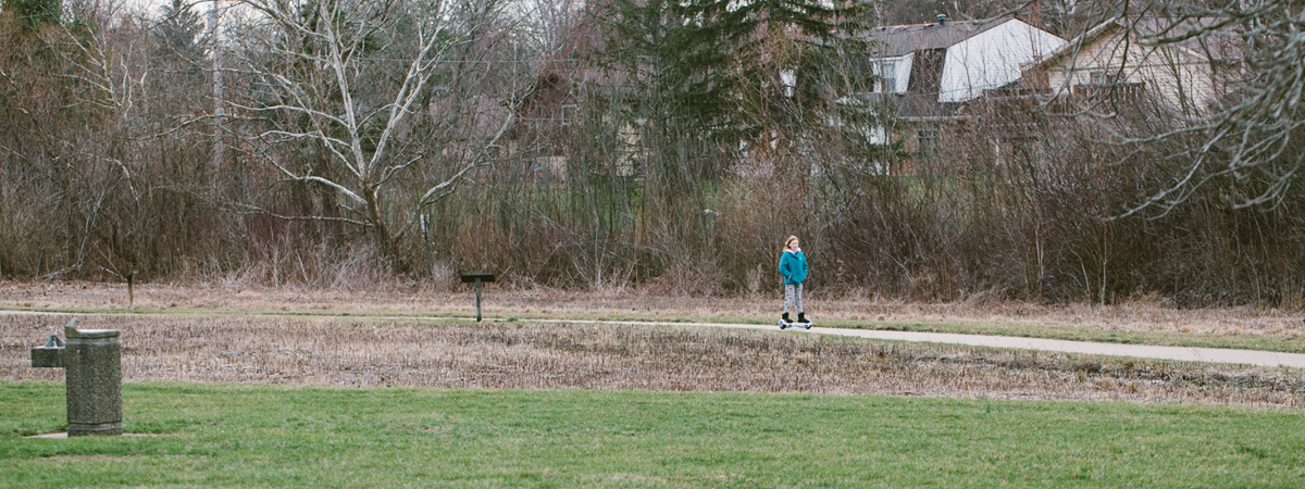 Oak Creek South Park paved path