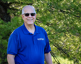 CWPD Director Arnie Biondo at Greene Line Park