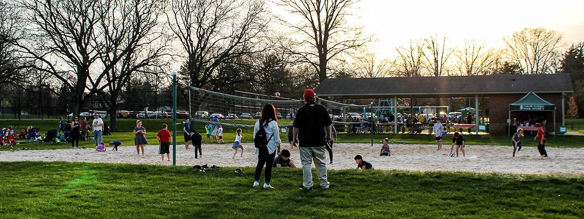 Yankee Park sand volleyball courts